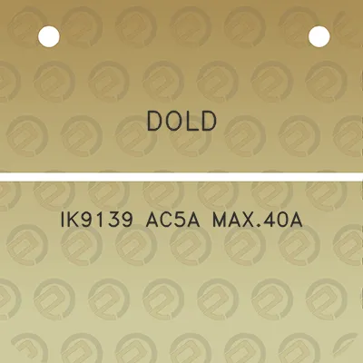 dold-ik9139-ac5a-max40a