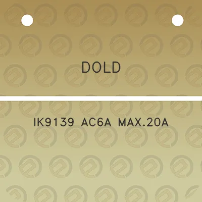 dold-ik9139-ac6a-max20a