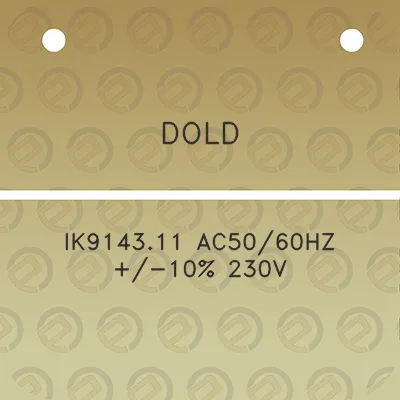 dold-ik914311-ac5060hz-10-230v