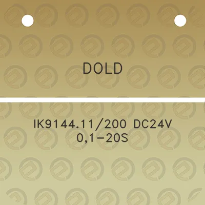 dold-ik914411200-dc24v-01-20s