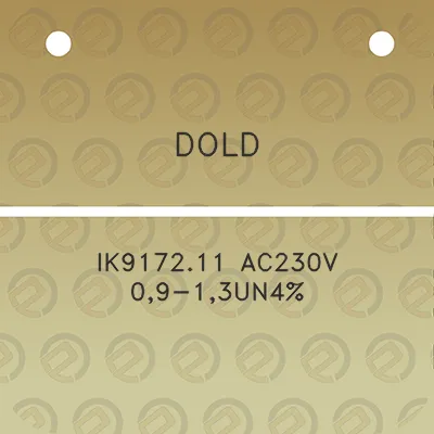 dold-ik917211-ac230v-09-13un4