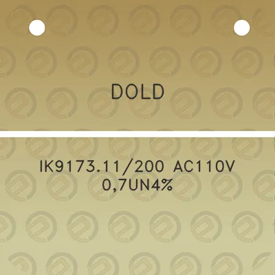 dold-ik917311200-ac110v-07un4