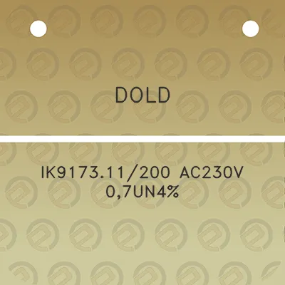 dold-ik917311200-ac230v-07un4