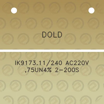 dold-ik917311240-ac220v-75un4-2-200s