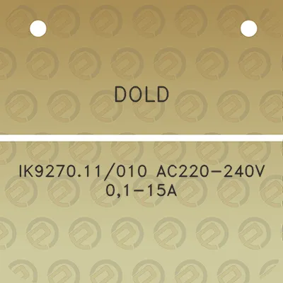 dold-ik927011010-ac220-240v-01-15a