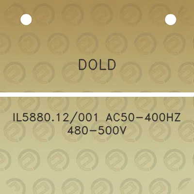 dold-il588012001-ac50-400hz-480-500v