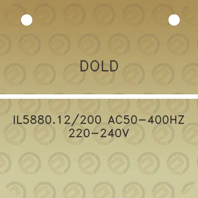 dold-il588012200-ac50-400hz-220-240v