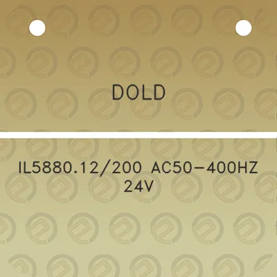 dold-il588012200-ac50-400hz-24v