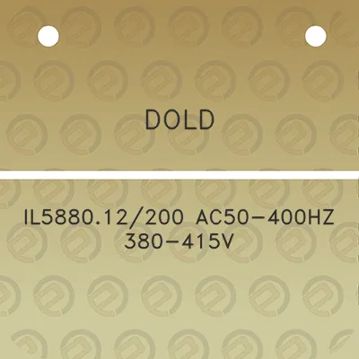 dold-il588012200-ac50-400hz-380-415v