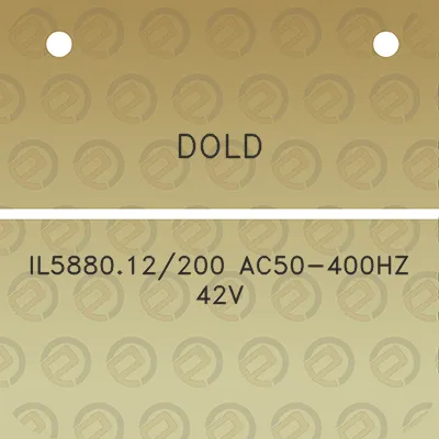 dold-il588012200-ac50-400hz-42v