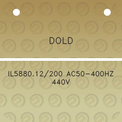 dold-il588012200-ac50-400hz-440v