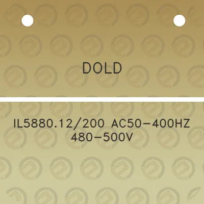 dold-il588012200-ac50-400hz-480-500v