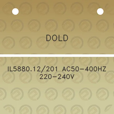 dold-il588012201-ac50-400hz-220-240v