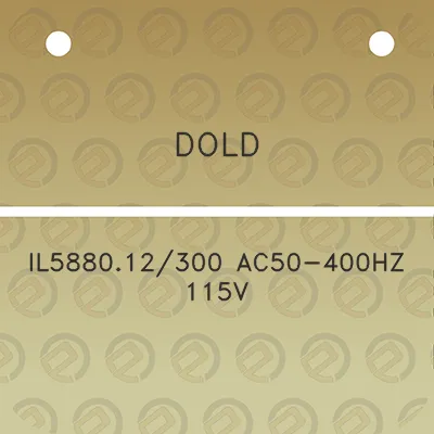 dold-il588012300-ac50-400hz-115v