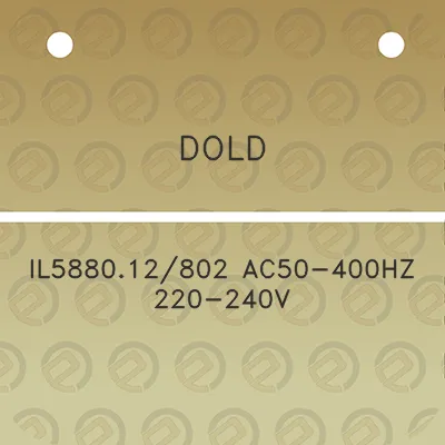 dold-il588012802-ac50-400hz-220-240v