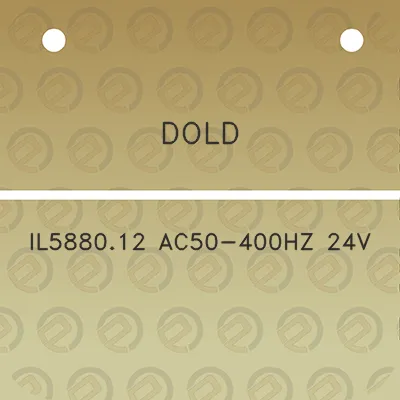 dold-il588012-ac50-400hz-24v