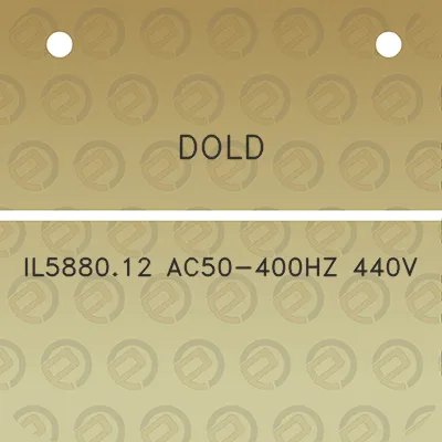 dold-il588012-ac50-400hz-440v