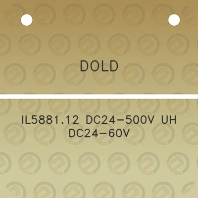 dold-il588112-dc24-500v-uh-dc24-60v