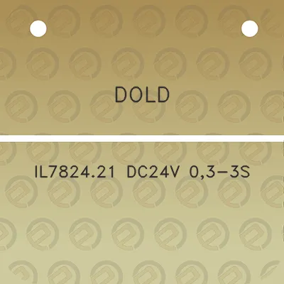 dold-il782421-dc24v-03-3s