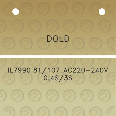 dold-il799081107-ac220-240v-04s3s