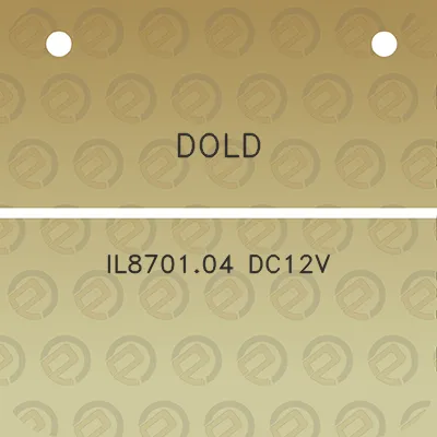 dold-il870104-dc12v