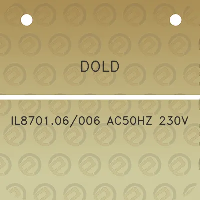 dold-il870106006-ac50hz-230v