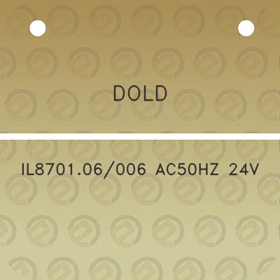 dold-il870106006-ac50hz-24v