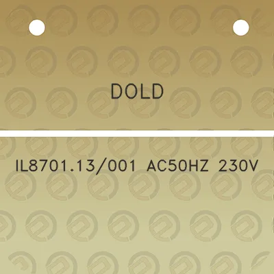 dold-il870113001-ac50hz-230v