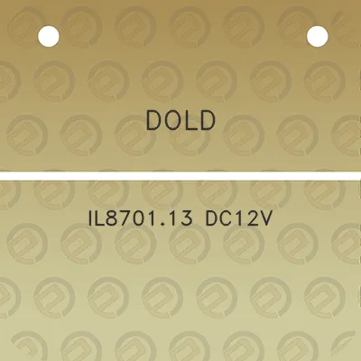 dold-il870113-dc12v