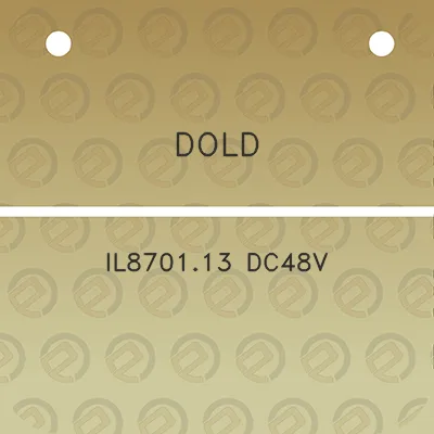 dold-il870113-dc48v