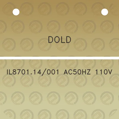 dold-il870114001-ac50hz-110v