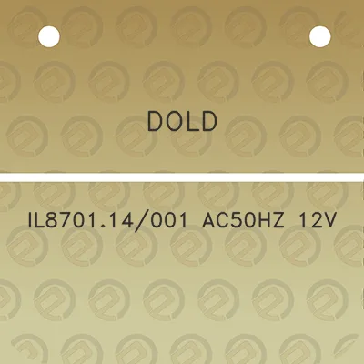 dold-il870114001-ac50hz-12v