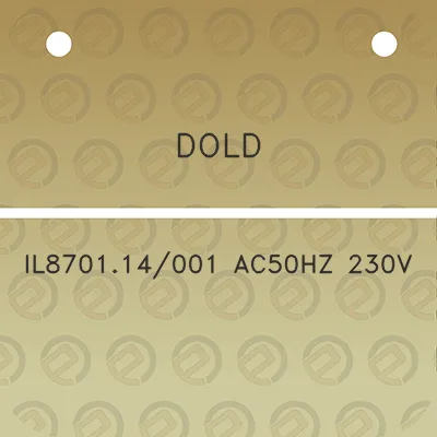 dold-il870114001-ac50hz-230v