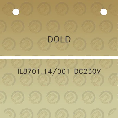 dold-il870114001-dc230v