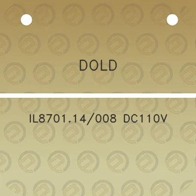 dold-il870114008-dc110v