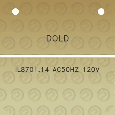 dold-il870114-ac50hz-120v