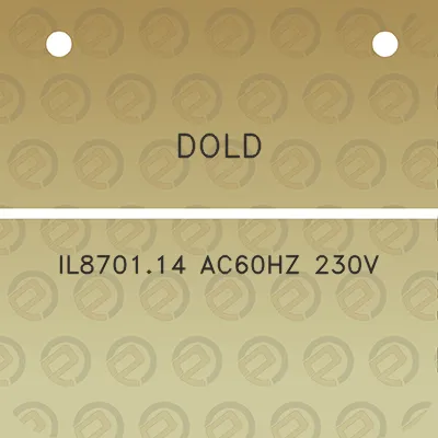 dold-il870114-ac60hz-230v