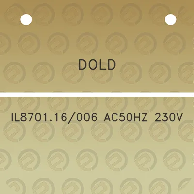 dold-il870116006-ac50hz-230v