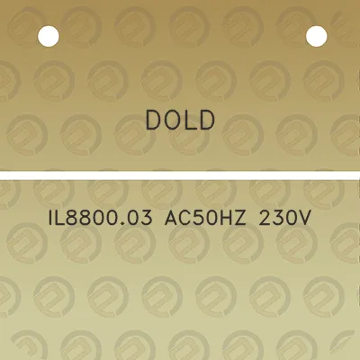 dold-il880003-ac50hz-230v