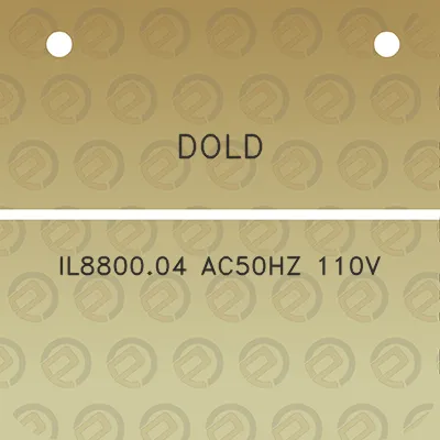 dold-il880004-ac50hz-110v