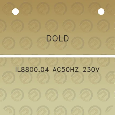 dold-il880004-ac50hz-230v