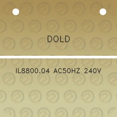 dold-il880004-ac50hz-240v