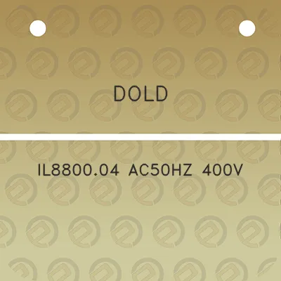 dold-il880004-ac50hz-400v