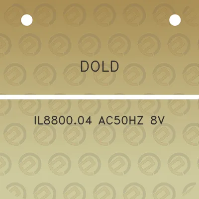 dold-il880004-ac50hz-8v