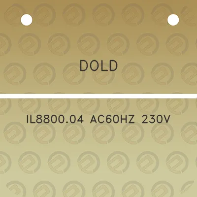 dold-il880004-ac60hz-230v