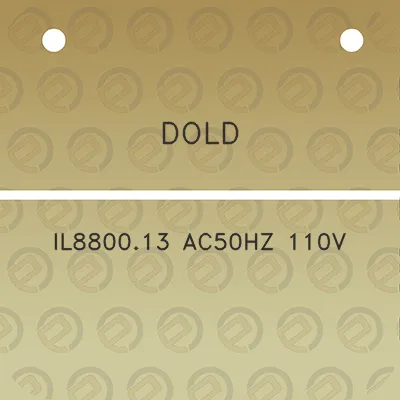 dold-il880013-ac50hz-110v