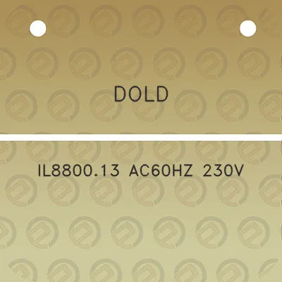 dold-il880013-ac60hz-230v