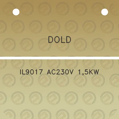 dold-il9017-ac230v-15kw