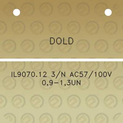 dold-il907012-3n-ac57100v-09-13un