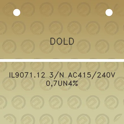 dold-il907112-3n-ac415240v-07un4